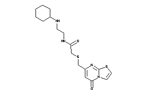 Image of N-[2-(cyclohexylamino)ethyl]-2-[(5-ketothiazolo[3,2-a]pyrimidin-7-yl)methylthio]acetamide