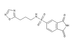 1,3-diketo-N-[3-(1,2,4-oxadiazol-5-yl)propyl]isoindoline-5-sulfonamide