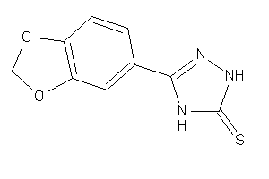 3-(1,3-benzodioxol-5-yl)-1,4-dihydro-1,2,4-triazole-5-thione