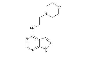 2-piperazinoethyl(7H-pyrrolo[2,3-d]pyrimidin-4-yl)amine