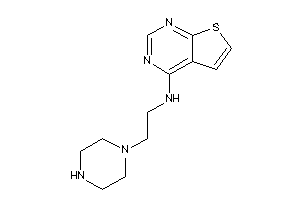 2-piperazinoethyl(thieno[2,3-d]pyrimidin-4-yl)amine