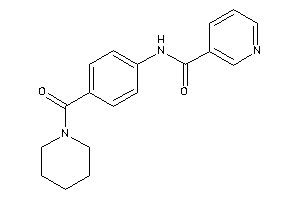 N-[4-(piperidine-1-carbonyl)phenyl]nicotinamide