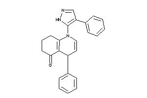 4-phenyl-1-(4-phenyl-1H-pyrazol-5-yl)-4,6,7,8-tetrahydroquinolin-5-one