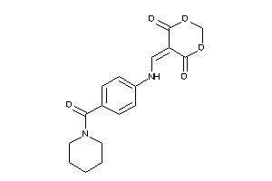 5-[[4-(piperidine-1-carbonyl)anilino]methylene]-1,3-dioxane-4,6-quinone