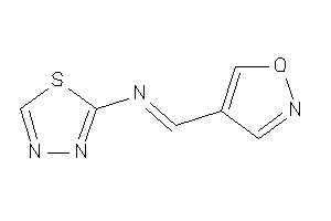 Isoxazol-4-ylmethylene(1,3,4-thiadiazol-2-yl)amine