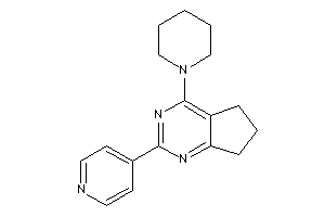 Image of 4-piperidino-2-(4-pyridyl)-6,7-dihydro-5H-cyclopenta[d]pyrimidine