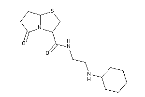 N-[2-(cyclohexylamino)ethyl]-5-keto-3,6,7,7a-tetrahydro-2H-pyrrolo[2,1-b]thiazole-3-carboxamide