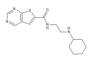 N-[2-(cyclohexylamino)ethyl]thieno[2,3-d]pyrimidine-6-carboxamide