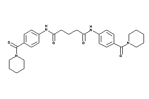 Image of N,N'-bis[4-(piperidine-1-carbonyl)phenyl]glutaramide