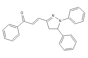 3-(1,5-diphenyl-2-pyrazolin-3-yl)-1-phenyl-prop-2-en-1-one