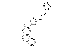 2-[2-(N'-benzalhydrazino)thiazol-4-yl]benzo[f]chromen-3-one