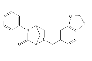 5-phenyl-2-piperonyl-2,5-diazabicyclo[2.2.1]heptan-6-one