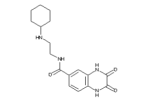 Image of N-[2-(cyclohexylamino)ethyl]-2,3-diketo-1,4-dihydroquinoxaline-6-carboxamide