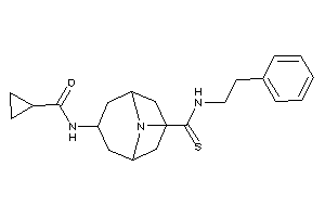 N-[9-(phenethylthiocarbamoyl)-9-azabicyclo[3.3.1]nonan-7-yl]cyclopropanecarboxamide