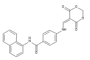 4-[(4,6-diketo-1,3-dioxan-5-ylidene)methylamino]-N-(1-naphthyl)benzamide