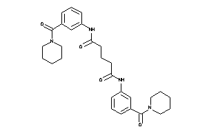 Image of N,N'-bis[3-(piperidine-1-carbonyl)phenyl]glutaramide