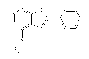 4-(azetidin-1-yl)-6-phenyl-thieno[2,3-d]pyrimidine