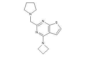 4-(azetidin-1-yl)-2-(pyrrolidinomethyl)thieno[2,3-d]pyrimidine