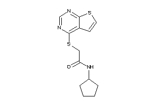 N-cyclopentyl-2-(thieno[2,3-d]pyrimidin-4-ylthio)acetamide