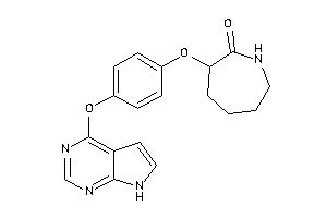 3-[4-(7H-pyrrolo[2,3-d]pyrimidin-4-yloxy)phenoxy]azepan-2-one