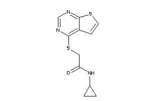 N-cyclopropyl-2-(thieno[2,3-d]pyrimidin-4-ylthio)acetamide