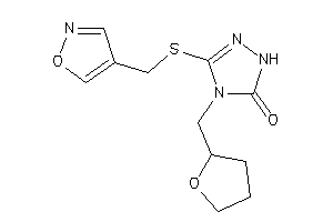 3-(isoxazol-4-ylmethylthio)-4-(tetrahydrofurfuryl)-1H-1,2,4-triazol-5-one