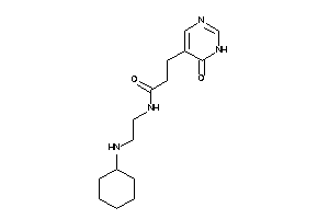 N-[2-(cyclohexylamino)ethyl]-3-(6-keto-1H-pyrimidin-5-yl)propionamide