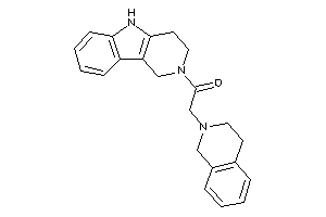 2-(3,4-dihydro-1H-isoquinolin-2-yl)-1-(1,3,4,5-tetrahydropyrido[4,3-b]indol-2-yl)ethanone