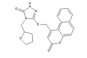 3-[(3-ketobenzo[f]chromen-1-yl)methylthio]-4-(tetrahydrofurfuryl)-1H-1,2,4-triazol-5-one