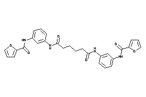 Image of N,N'-bis[3-(2-furoylamino)phenyl]adipamide