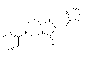 3-phenyl-7-(2-thenylidene)-2,4-dihydrothiazolo[3,2-a][1,3,5]triazin-6-one