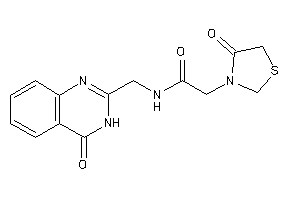 N-[(4-keto-3H-quinazolin-2-yl)methyl]-2-(4-ketothiazolidin-3-yl)acetamide