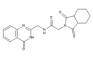 2-(1,3-diketo-3a,4,5,6,7,7a-hexahydroisoindol-2-yl)-N-[(4-keto-3H-quinazolin-2-yl)methyl]acetamide