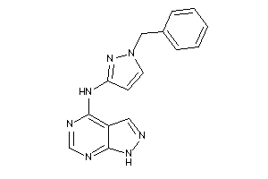 (1-benzylpyrazol-3-yl)-(1H-pyrazolo[3,4-d]pyrimidin-4-yl)amine