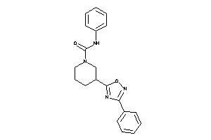 N-phenyl-3-(3-phenyl-1,2,4-oxadiazol-5-yl)piperidine-1-carboxamide