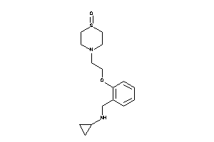 Image of Cyclopropyl-[2-[2-(1-keto-1,4-thiazinan-4-yl)ethoxy]benzyl]amine