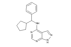 [cyclopentyl(phenyl)methyl]-(1H-pyrazolo[3,4-d]pyrimidin-4-yl)amine