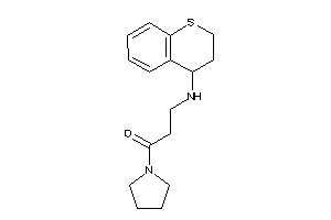 Image of 1-pyrrolidino-3-(thiochroman-4-ylamino)propan-1-one