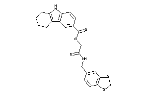 6,7,8,9-tetrahydro-5H-carbazole-3-carboxylic Acid [2-keto-2-(piperonylamino)ethyl] Ester