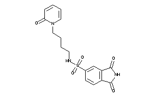 1,3-diketo-N-[4-(2-keto-1-pyridyl)butyl]isoindoline-5-sulfonamide