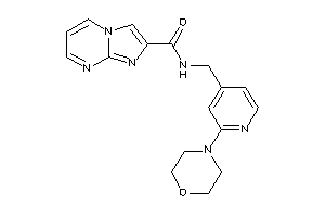 N-[(2-morpholino-4-pyridyl)methyl]imidazo[1,2-a]pyrimidine-2-carboxamide