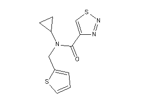 N-cyclopropyl-N-(2-thenyl)thiadiazole-4-carboxamide