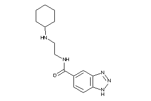 N-[2-(cyclohexylamino)ethyl]-1H-benzotriazole-5-carboxamide