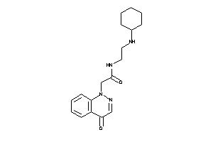 N-[2-(cyclohexylamino)ethyl]-2-(4-ketocinnolin-1-yl)acetamide