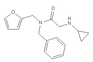 Image of N-benzyl-2-(cyclopropylamino)-N-(2-furfuryl)acetamide