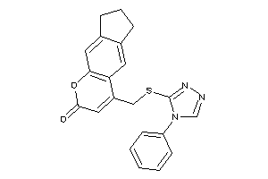4-[[(4-phenyl-1,2,4-triazol-3-yl)thio]methyl]-7,8-dihydro-6H-cyclopenta[g]chromen-2-one