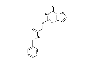 2-[(4-keto-3H-thieno[3,2-d]pyrimidin-2-yl)thio]-N-(3-pyridylmethyl)acetamide
