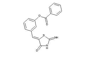 Image of Benzoic Acid [3-[(2-imino-4-keto-thiazolidin-5-ylidene)methyl]phenyl] Ester