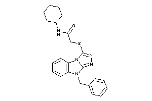 2-[(4-benzyl-[1,2,4]triazolo[4,3-a]benzimidazol-1-yl)thio]-N-cyclohexyl-acetamide