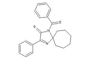 Image of Phenyl-(2-phenyl-3-thioxo-1,4-diazaspiro[4.6]undec-1-en-4-yl)methanone